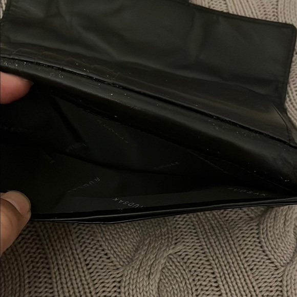 Black Leather Clutch - Picture 6 of 7